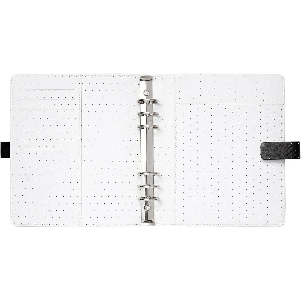 Filofax Moonlight Organizer Planner, A5 Size, Black Week-to-Week New & Sealed!